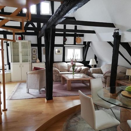 Penthouse Im Historischen Fachwerkhaus Mit Grosser Dachterrasse An Zentralster Lage Boppard Zewnętrze zdjęcie